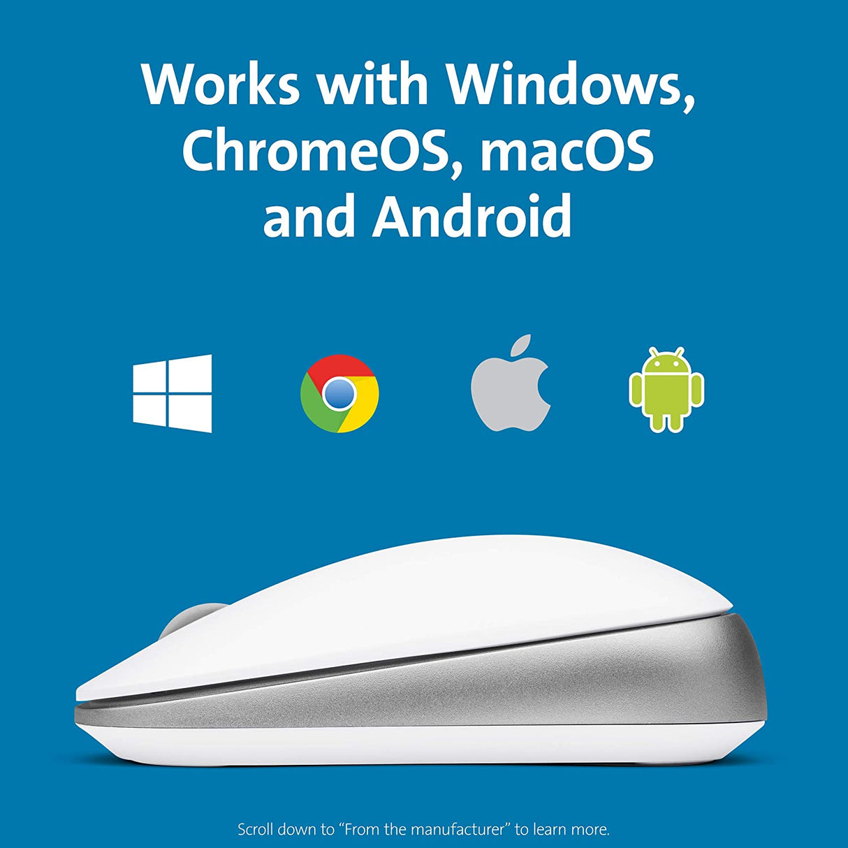 Kensington SureTrack™ Dual Wireless Mouse- White (K75353WW)