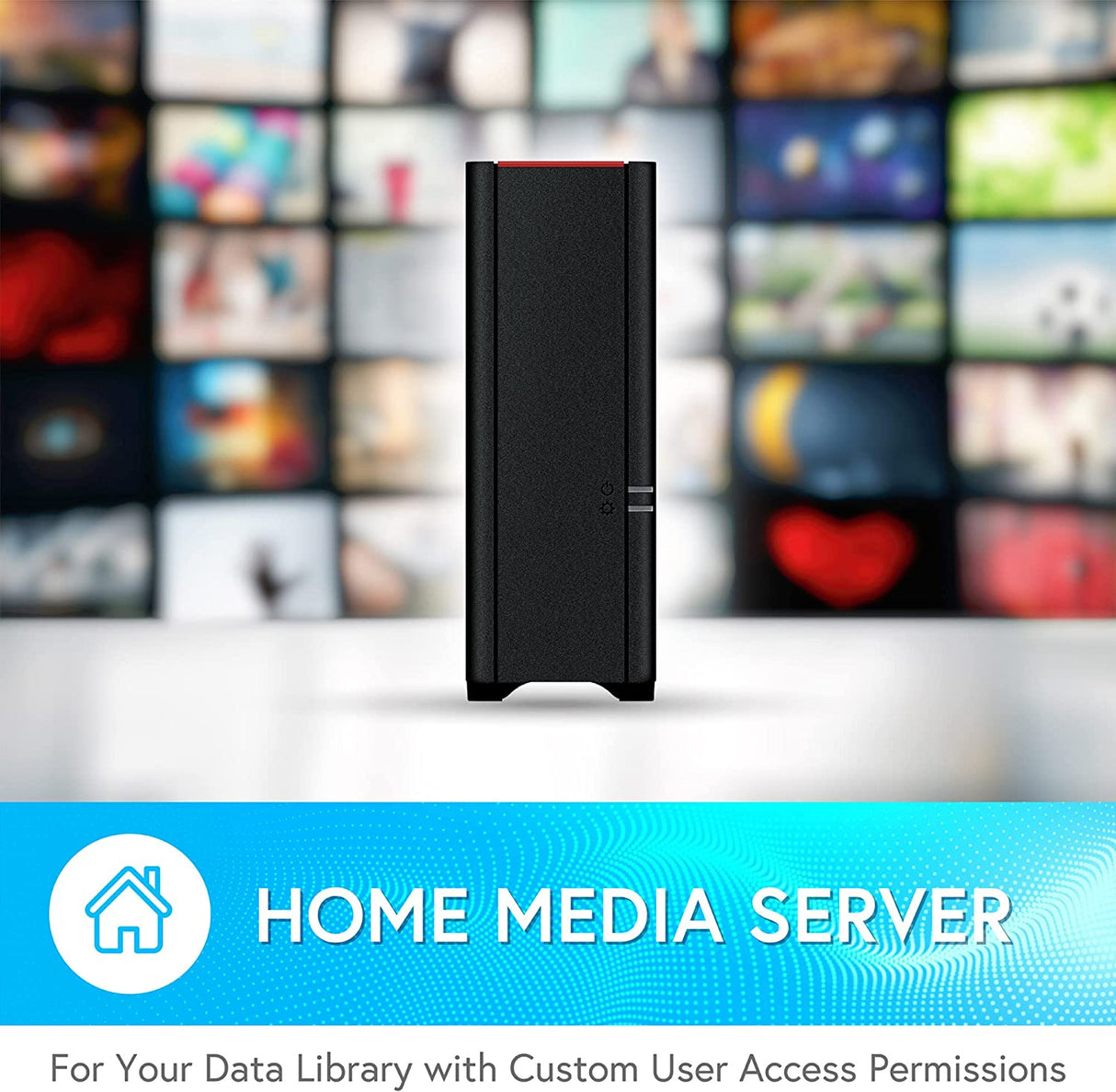 Buffalo LinkStation 210 2 TB 1-Drive NAS for Home (LS210D0201) 2 TB LinkStation 200 1 Drive Bay