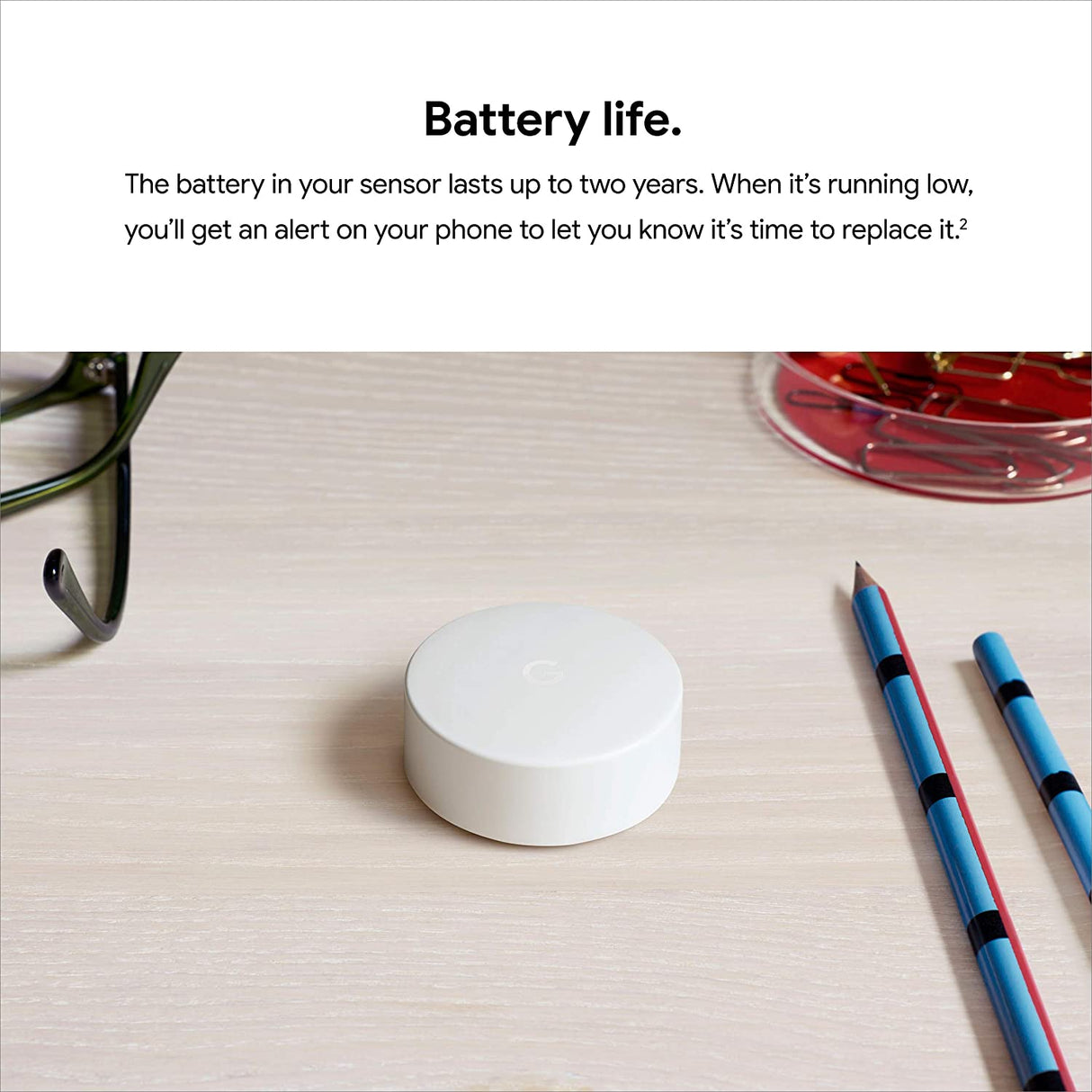 Google Nest Temperature Sensor - Nest Thermostat Sensor - Nest Sensor That Works with Nest Learning Thermostat and Nest Thermostat E - Smart Home 1 Pack