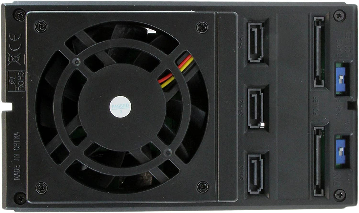 StarTech.com 3-Bay Hot Swap Backplane for 3.5in SAS II/SATA III - 6 Gbps HDD - Aluminum Trayless Mobile Rack Backplane (HSB3SATSASBA)