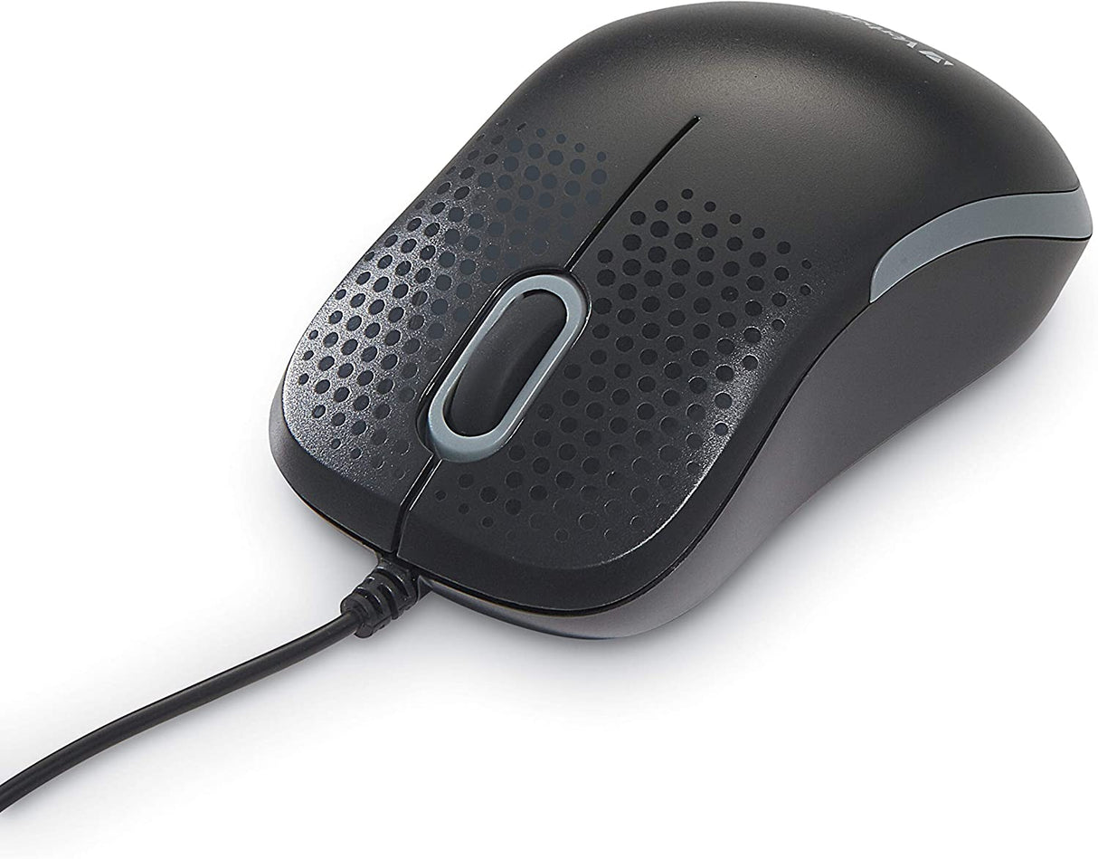 Verbatim Silent Corded Optical Mouse - Black