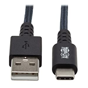 Tripp Lite Heavy Duty USB-A to USB C Charging Sync Cable Android M/3ft