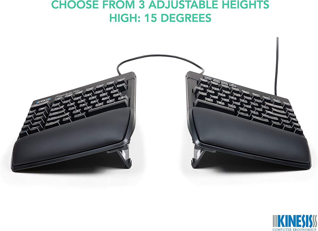 Kinesis VIP3 Pro Premium - Tenting with Palm Supports for Freestyle Pro (AC925)