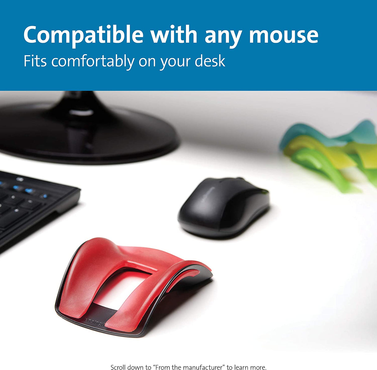 Kensington® Conform Wrist Rest, SmartFit®, Ergonomic Design (K55787US)