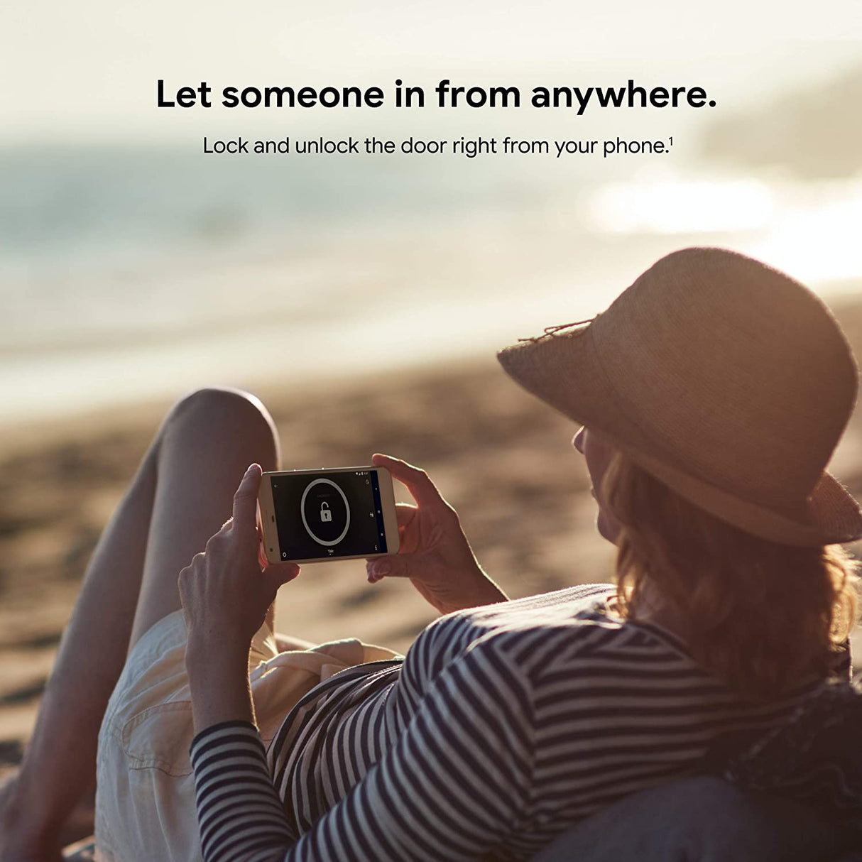 Google Nest x Yale Lock - Tamper Proof Smart Lock for Keyless Entry - Keypad Deadbolt Lock for Front Door - Works with Nest Secure Alarm System - Black Suede