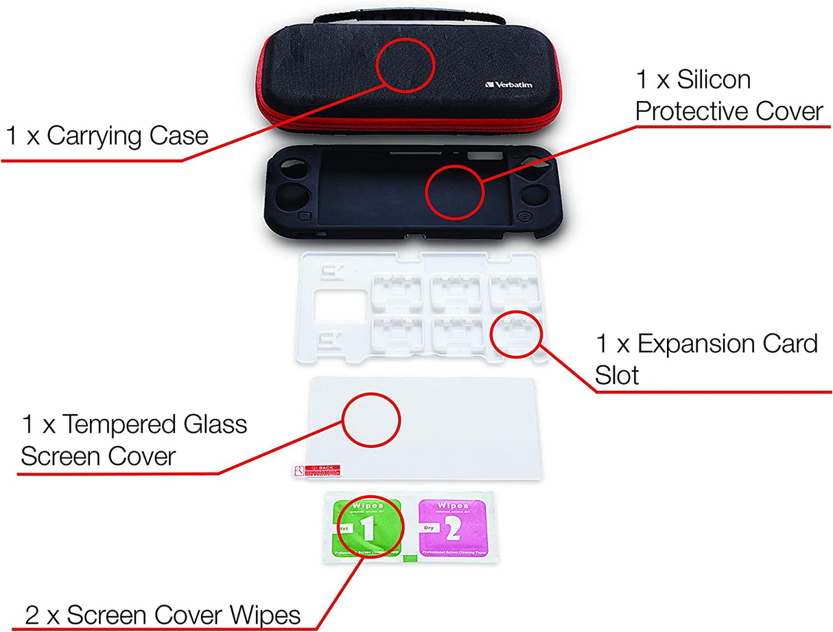 Verbatim Starter Kit for use with Nintendo Switch Lite