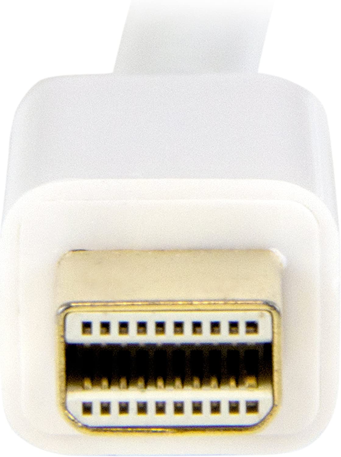 StarTech.com Mini DisplayPort to HDMI Converter Cable - 3 ft (1m) - mDP to HDMI Adapter with Built-in Cable - (M / M) Ultra HD 4K - White (MDP2HDMM1MW) 3 ft / 1 m White