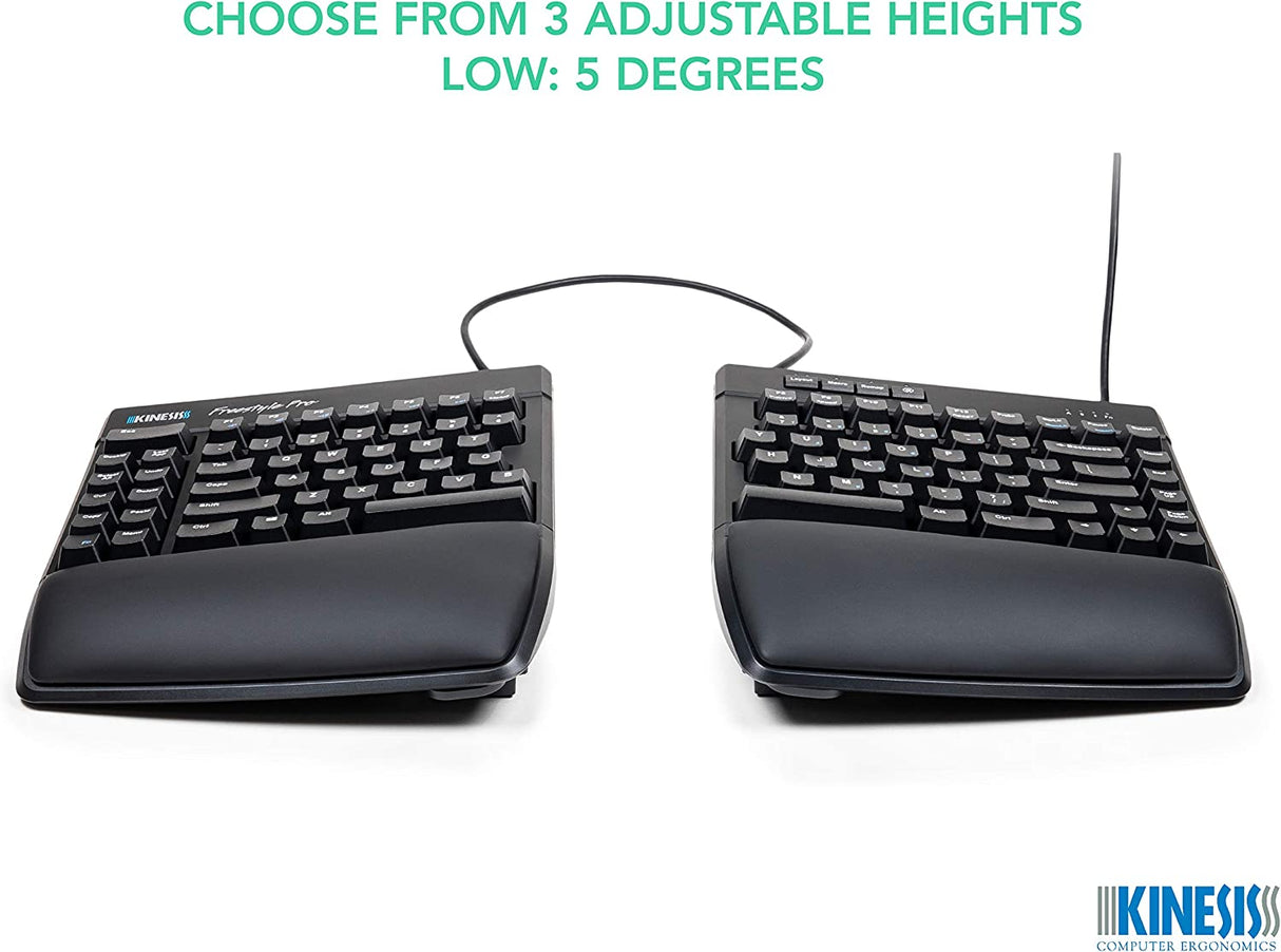 Kinesis VIP3 Pro Premium - Tenting with Palm Supports for Freestyle Pro (AC925)