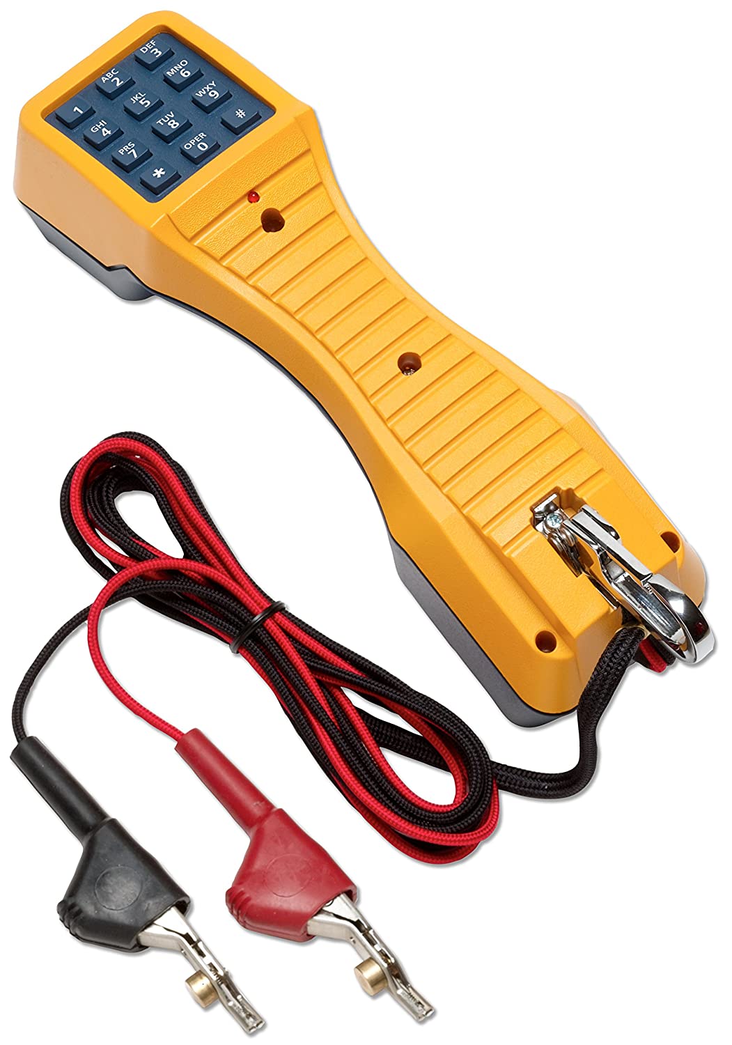 Fluke Networks 19800009 TS19 Telephone Test Set with Angled Bed-of-Nails Clips With ABN Clips