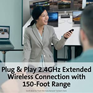 Kensington Presenter Expert™ Wireless with Green Laser - Black (K75774WW)