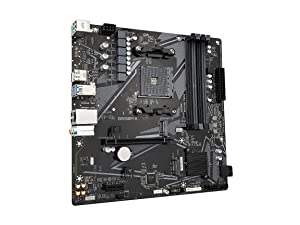 GIGABYTE B550M K (AM4/ AMD/ B550/ Micro-ATX/Dual M.2/ SATA 6Gb/s/USB 3.2 Gen 1/ Realtek GbE LAN/PCIe 4.0/ Motherboard) B550 B550M K Bundle