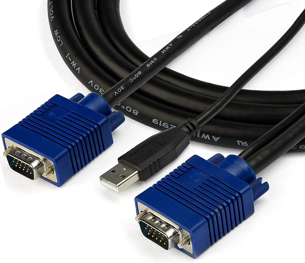 StarTech.com 6 ft. (1.8 m) USB KVM Cable for StarTech.com Rackmount Consoles - VGA and USB KVM Console Cable (RKCONSUV6)