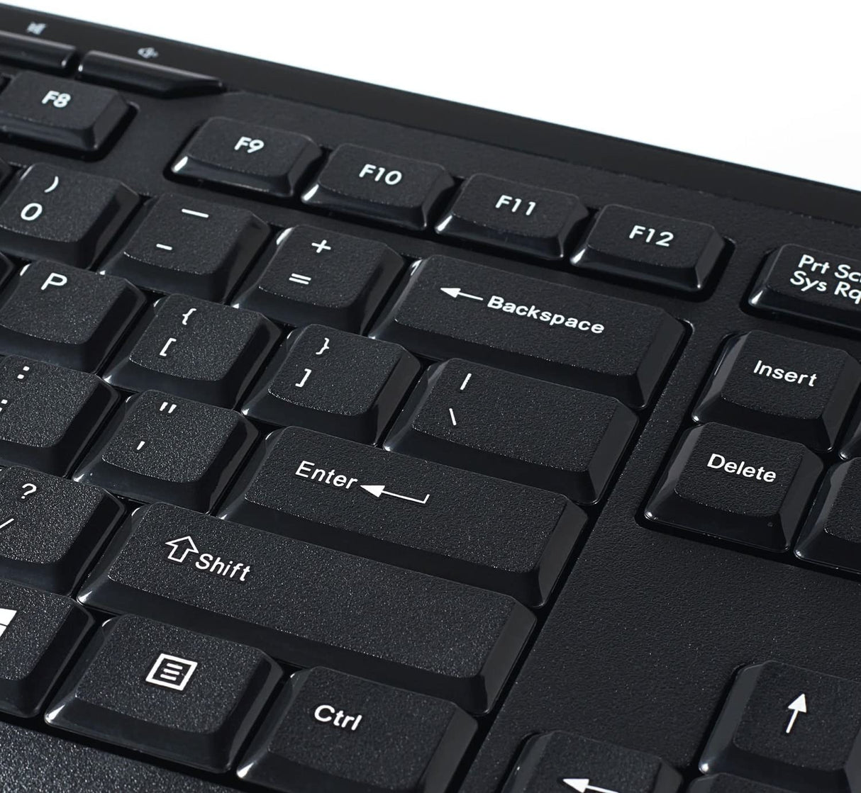 Vertiv Verbatim Wireless Silent Mouse & Keyboard Combo - 2.4GHz with Nano Receiver - Ergonomic, Noiseless, and Silent for Mac and Windows - Graphite (99779)