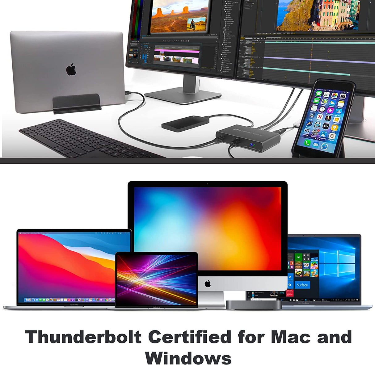 Sonnet technologies Sonnet Echo 5 Thunderbolt 4 Hub