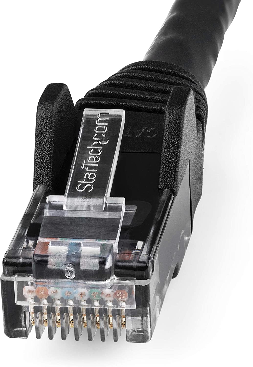 StarTech.com 35ft (10.7m) CAT6 Ethernet Cable - LSZH (Low Smoke Zero Halogen) - 10 Gigabit 650MHz 100W PoE RJ45 UTP Network Patch Cord Snagless w/Strain Relief, Black CAT 6 ETL Verified (N6LPATCH35BK) 35 ft Black