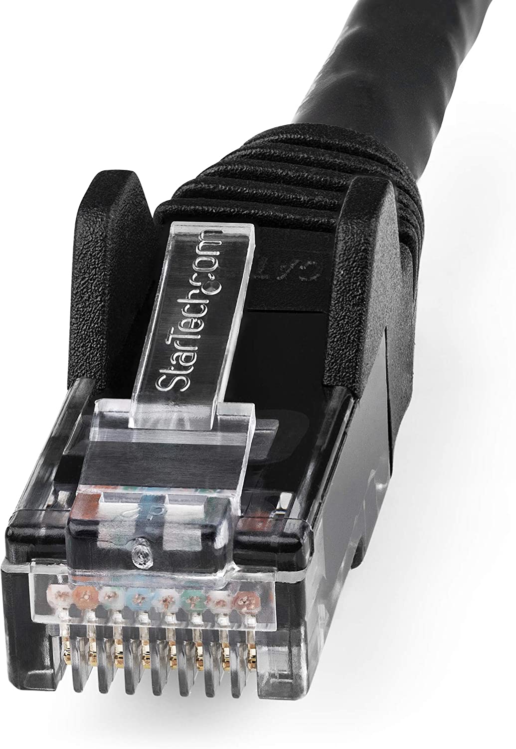 StarTech.com 50ft (15m) CAT6 Ethernet Cable - LSZH (Low Smoke Zero Halogen) - 10 Gigabit 650MHz 100W PoE RJ45 UTP Network Patch Cord Snagless w/Strain Relief - Black CAT 6, ETL Verified (N6LPATCH50BK) 50 ft Black