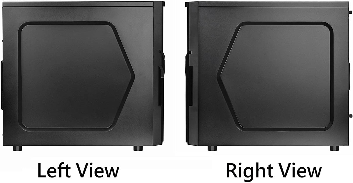 Thermaltake Versa H21 SPCC ATX Mid Tower Computer Chassis CA-1B2-00M1NN-00,Black