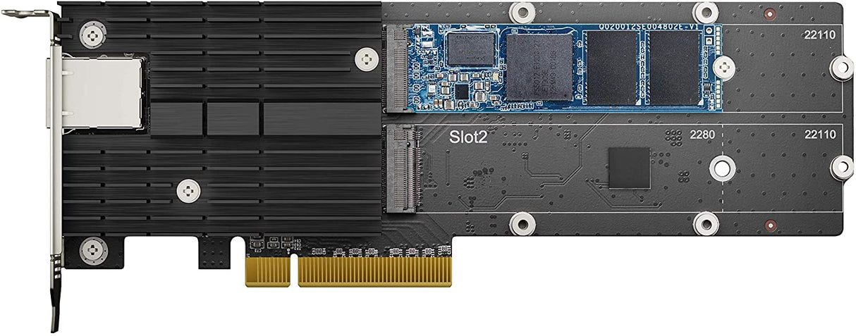 Synology 10Gb Ethernet and M.2 Adapter Card E10M20-T1, RJ-45; 1 Port RJ-45; 1 port E10M20-T1