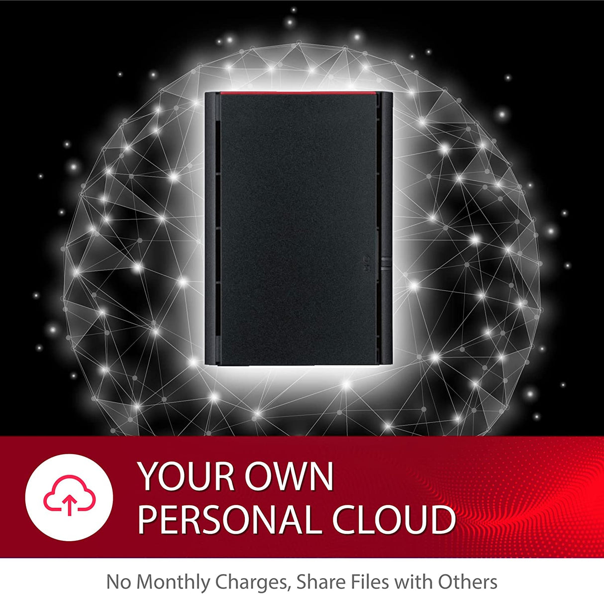 BUFFALO LinkStation SoHo 220 8TB 2-Bay NAS Network Attached Storage with HDD Hard Drives Included NAS Storage That Works as Small Office and Home Cloud or Network Storage Device for Home Office 8 TB LinkStation SoHo 220