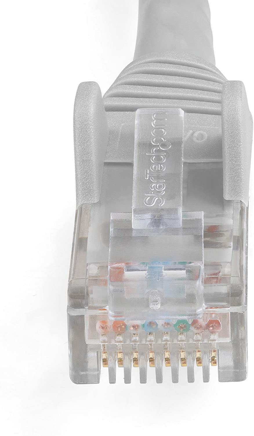 StarTech.com 7ft (2m) CAT6 Ethernet Cable - LSZH (Low Smoke Zero Halogen) - 10 Gigabit 650MHz 100W PoE RJ45 UTP Network Patch Cord Snagless w/Strain Relief - Gray CAT 6, ETL Verified (N6LPATCH7GR) 7 ft Gray