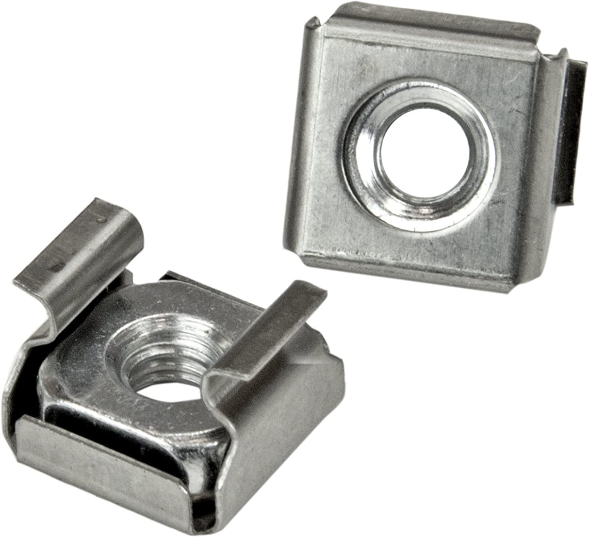 StarTech.com Rack Screws – 20 Pack – Installation Tool – 12 mm M5 Screws – M5 Nuts – Cabinet Mounting Screws and Cage Nuts (CABSCRWM520) Silver Cage Nuts 20x M5 Silver