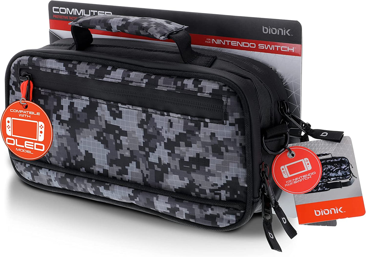 Bionik BNK-9036 Commuter Camo Bag for Nintendo Switch