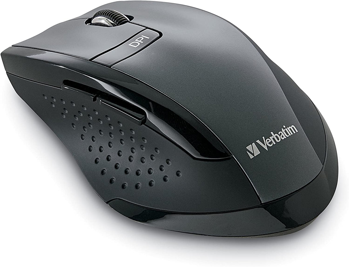 Verbatim Wireless Multimedia Keyboard and 6-Button Mouse Combo - Black