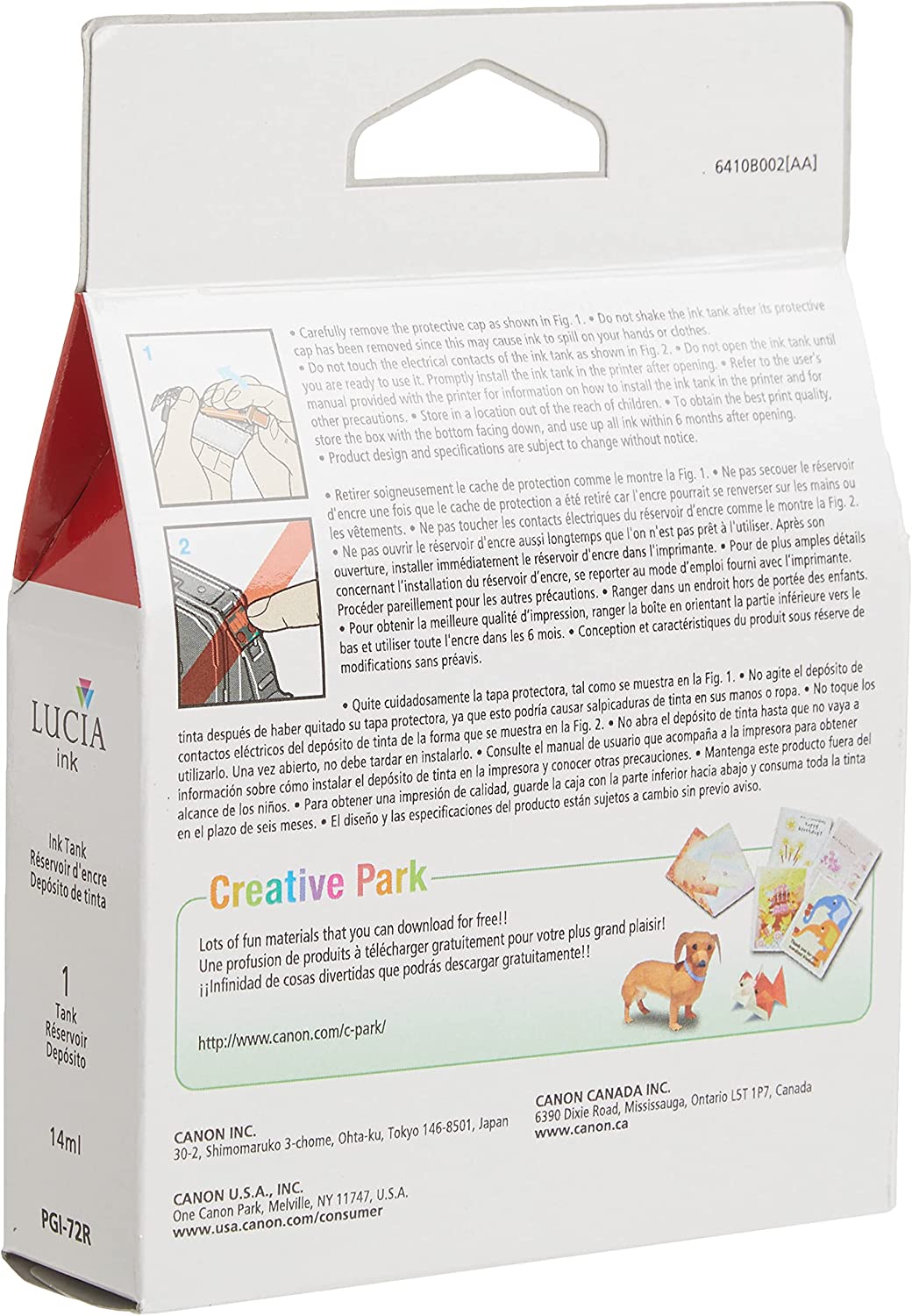 Canon PGI-72 RED Compatible To PRO-10 Printers