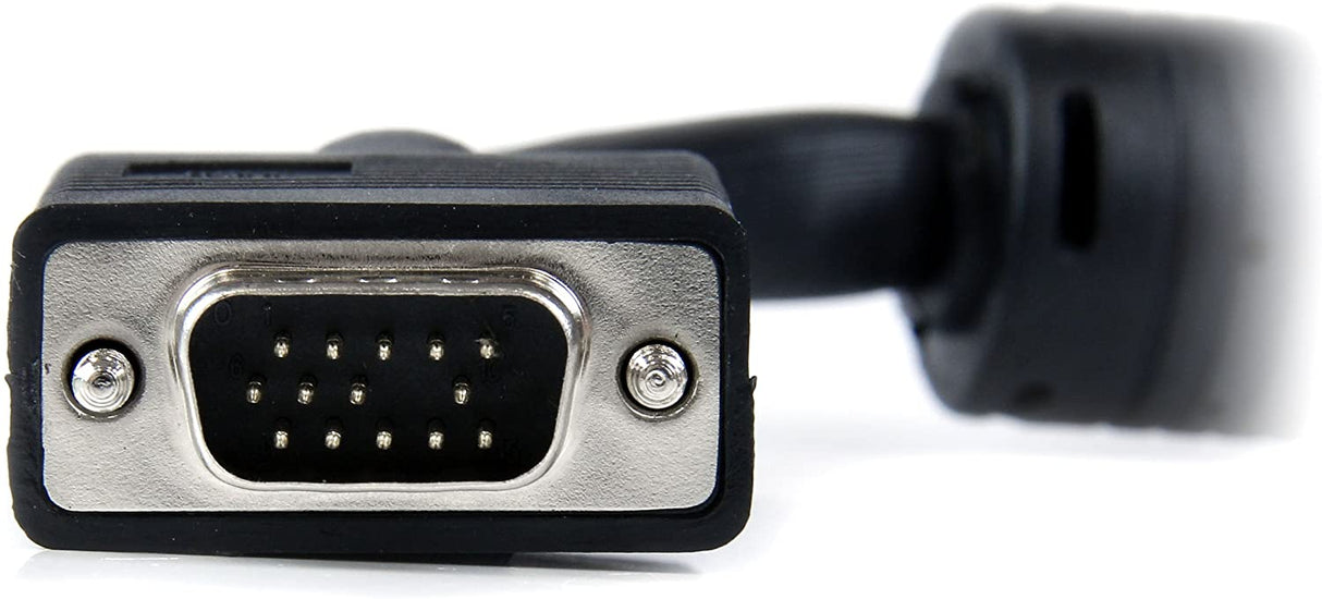 StarTech.com 25 ft Coax High Resolution Monitor VGA Cable - HD15 M/M - 25ft HD15 to HD15 Cable - 25ft VGA Monitor Cable (MXT101MMHQ25), Black 25 ft / 7.5m Standard Packaging