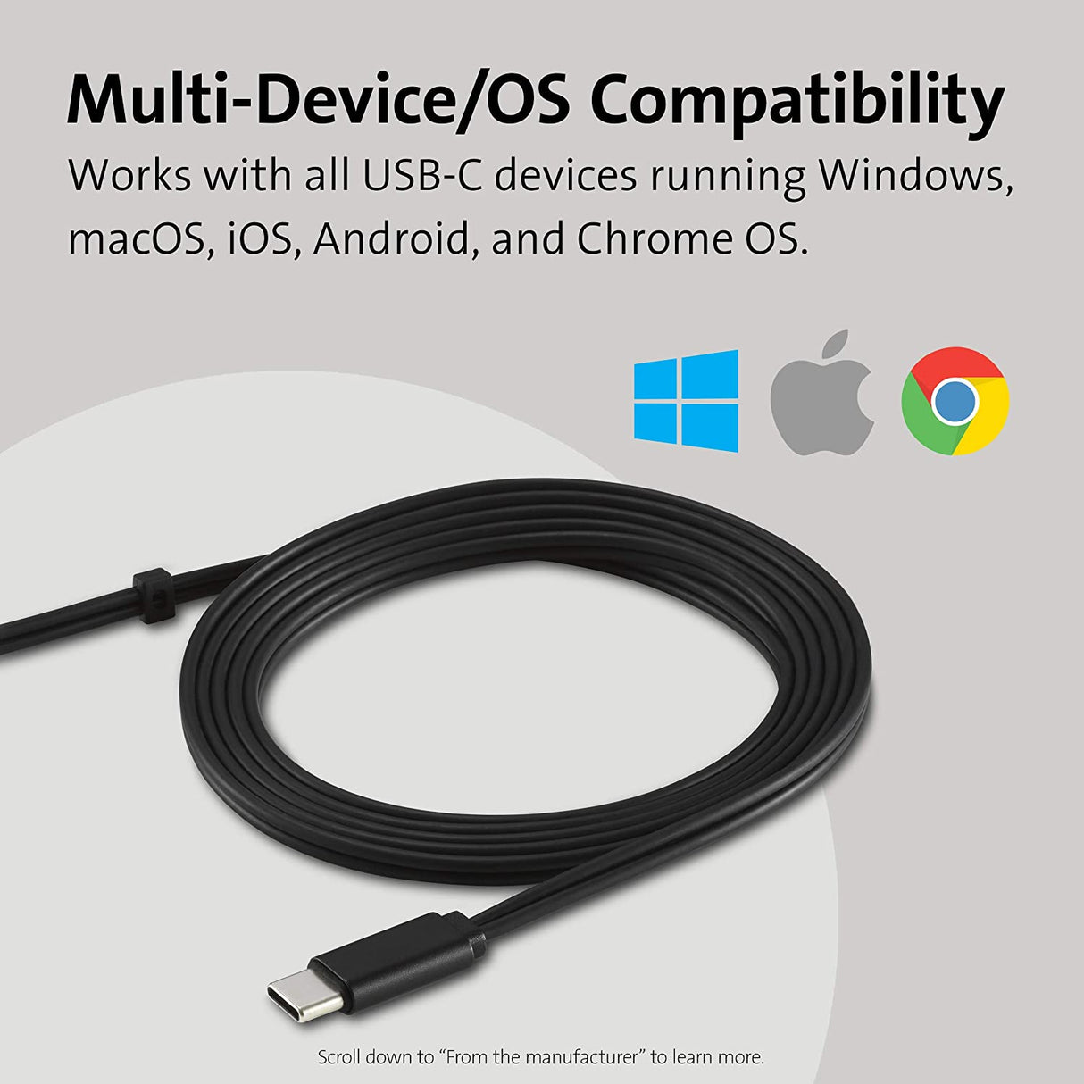 Kensington Hi-Fi USB-C Headphones with Mic (K97457WW) USB-C with mic