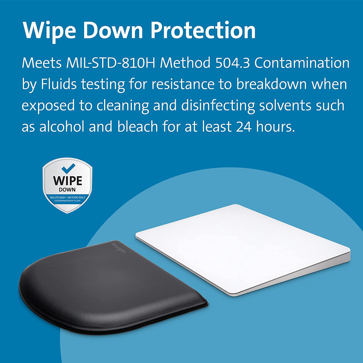 Kensington ErgoSoft Wrist Rest for Slim Mouse/Trackpad, Black (K52803WW) Mouse Wrist Rest for Slim Mouse