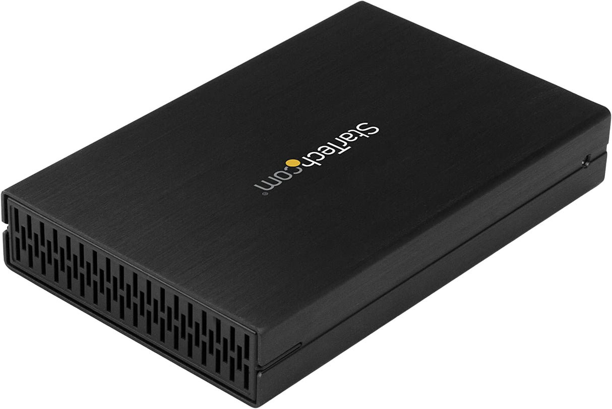 StarTech.com 2.5" SATA USB 3.1 Gen 2 Hard Drive Enclosure - w/ USB Type C and Type A Cables - USB 3.0 backwards compatible (S251BU31315) USB 3.1 (10Gbps) | USB-C & USB-A