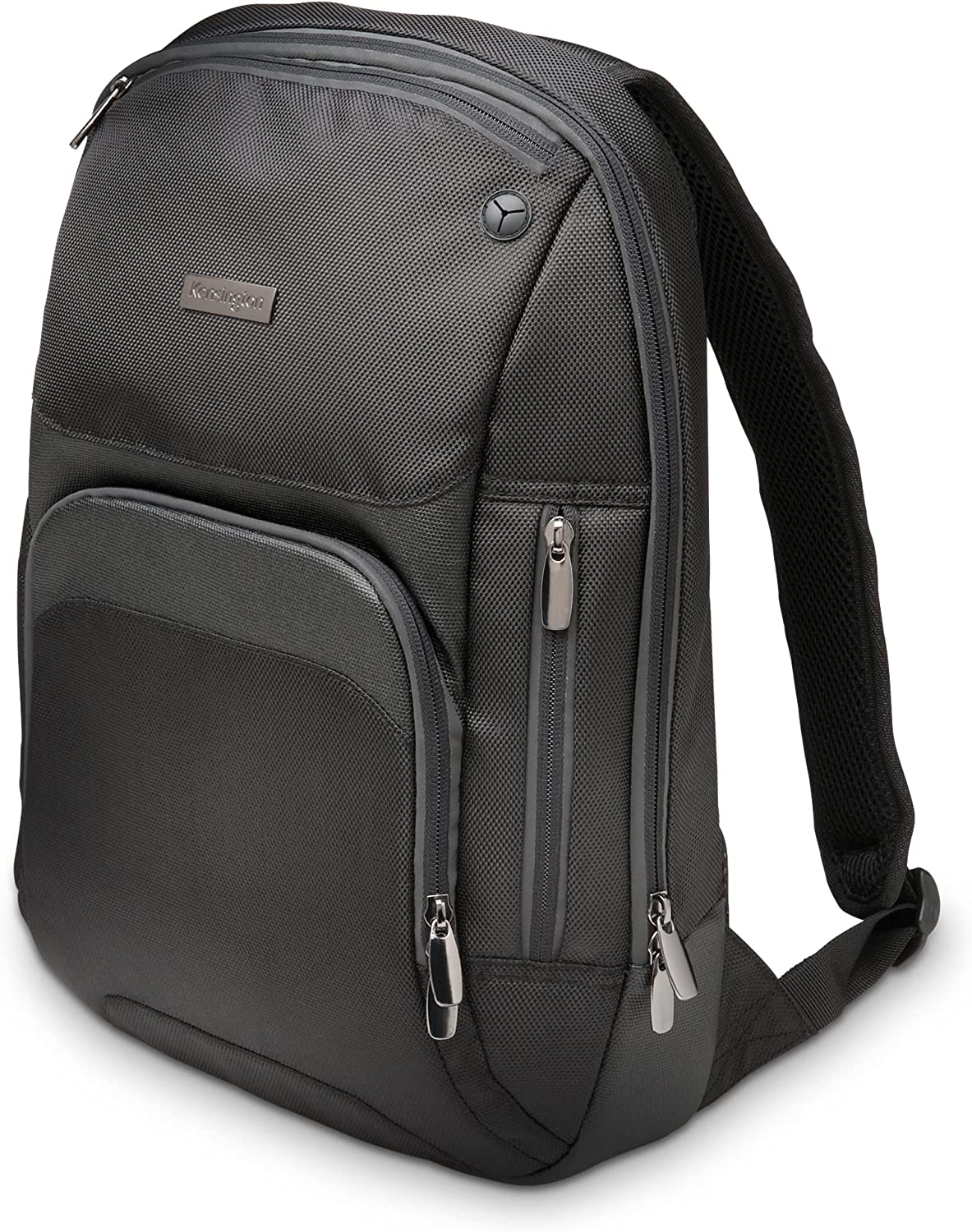 Kensington Triple Trek Slim Backpack for MacBooks, Chromebooks, Tablets & Ultrabooks up to 13-Inch-14-Inch (K62591AM), Black