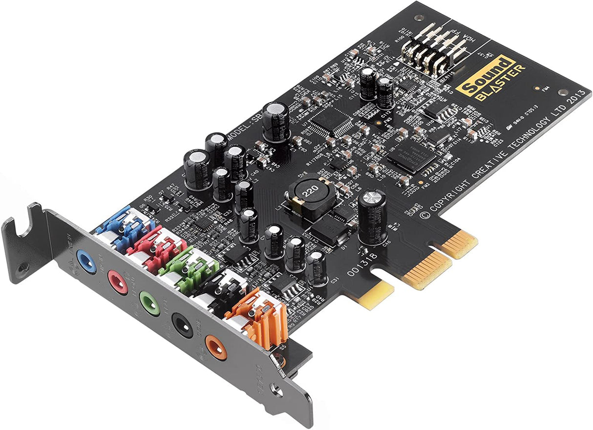 Creative Sound Blaster Audigy FX PCIe 5.1 Sound Card with High Performance Headphone Amp 5.1 Channel Surround Sound