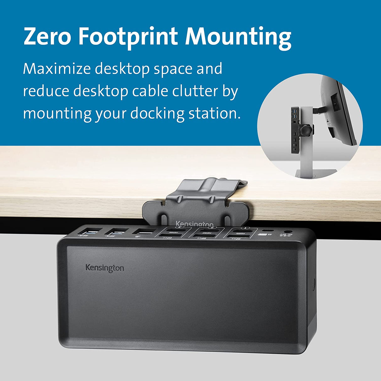 Kensington Docking Station Mounting Bracket (K34050WW)