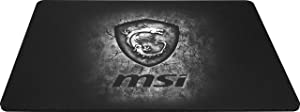 MSI Agility GD20 Premium Gaming Mouse Pad, Medium Size, Ultra Smooth Micro-Tex Textile Surface, Anti-Slip Natural Rubber Base, Extra Thick, Perfect for Laser and Optical Mice, 12.5” X 8.7” X 0.2”