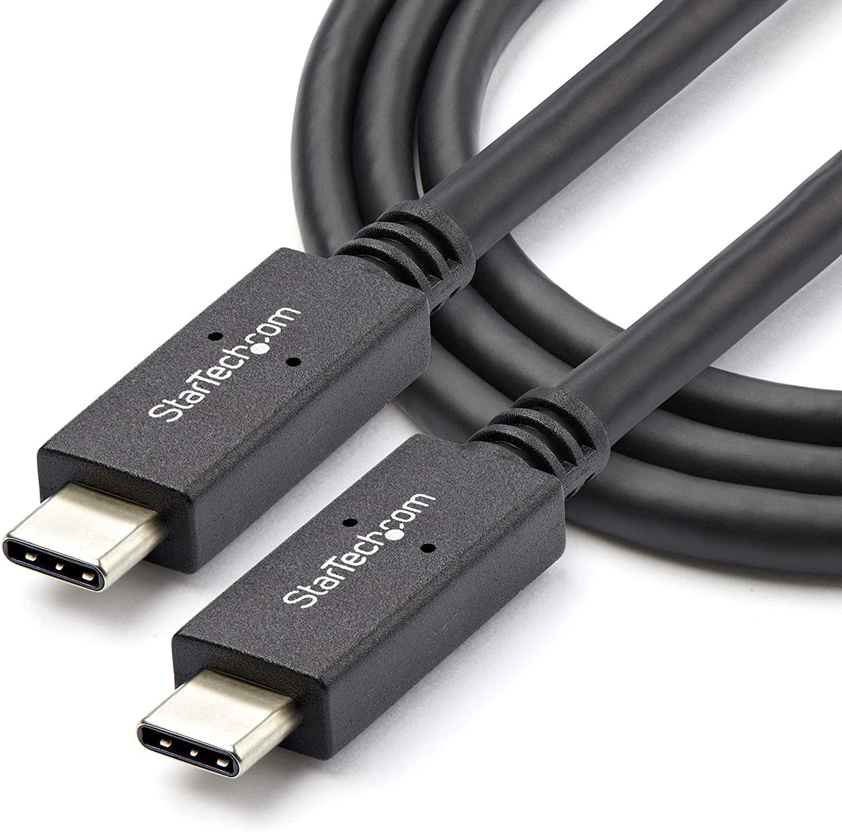 StarTech.com USB C Cable 3 ft / 1m with Power Delivery (USB PD) Power Pass Through Charging USB to USB Cord (USB31C5C1M)