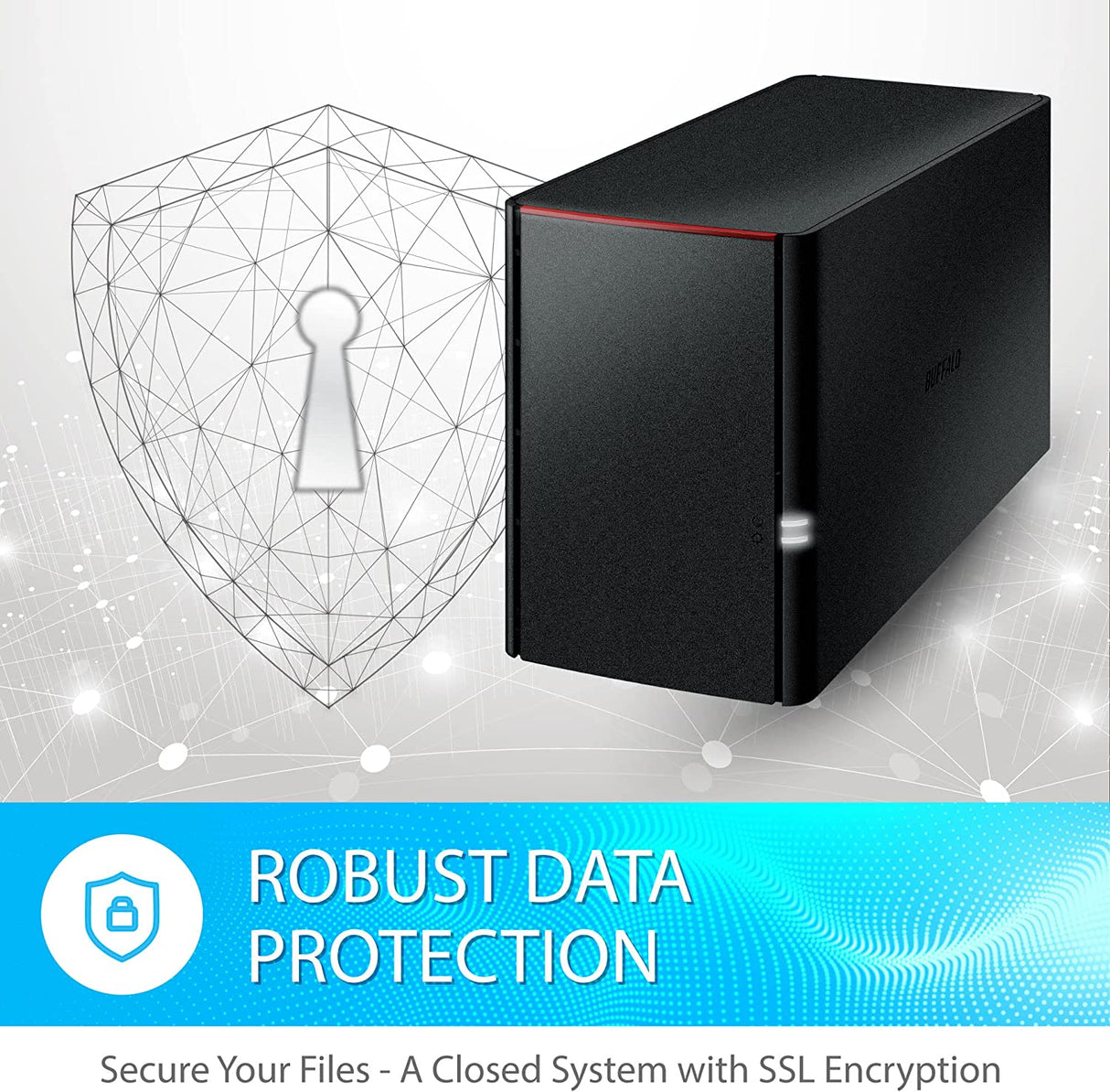 BUFFALO LinkStation 220 8TB 2-Bay NAS Network Attached Storage with HDD Hard Drives Included NAS Storage That Works as Home Cloud or Network Storage Device for Home LinkStation 220 – 2 Drive Bays 8 TB