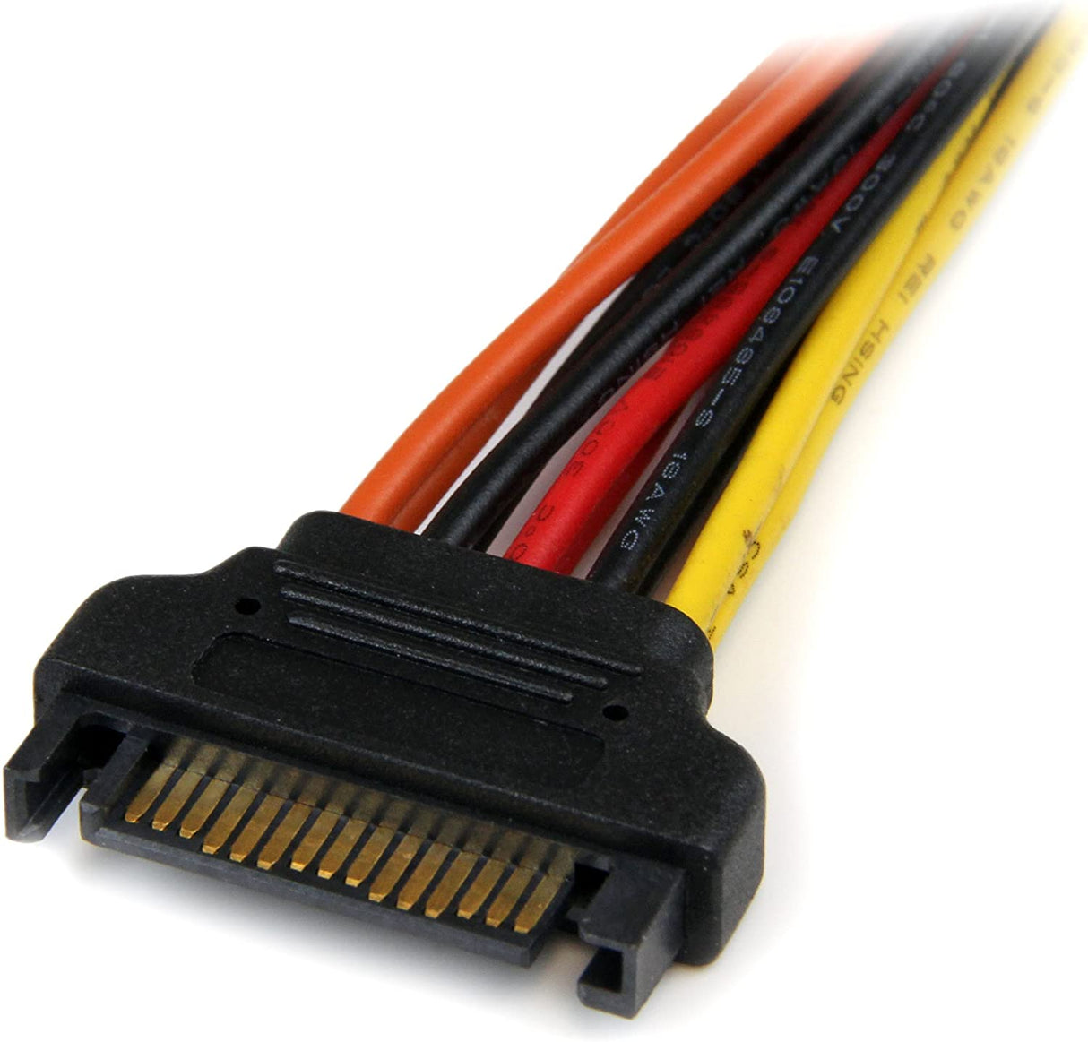 StarTech.com 6in Latching SATA Power Y Splitter Cable Adapter - M/F - 6 inch Serial ATA Power Cable Splitter - SATA Power Y Cable Adapter (PYO2LSATA) Single