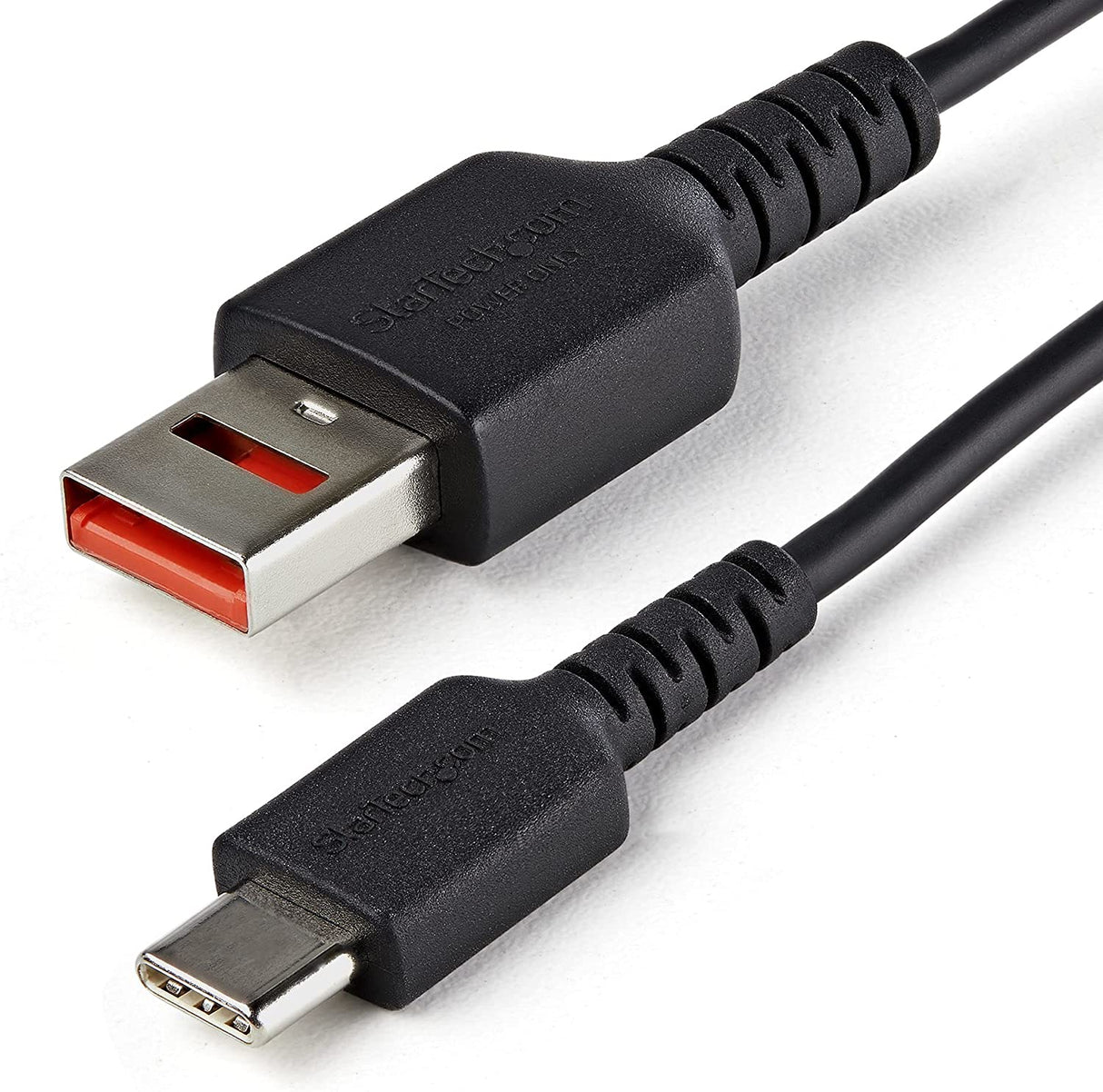 StarTech.com 3ft (1m) Secure Charging Cable USB-A to USB-C Data Blocker Charge-Only Cable No-Data Power-Only Charger Cable for Phone/Tablet Data Blocking USB Protector Adapter Cable (USBSCHAC1M) USB to USB C