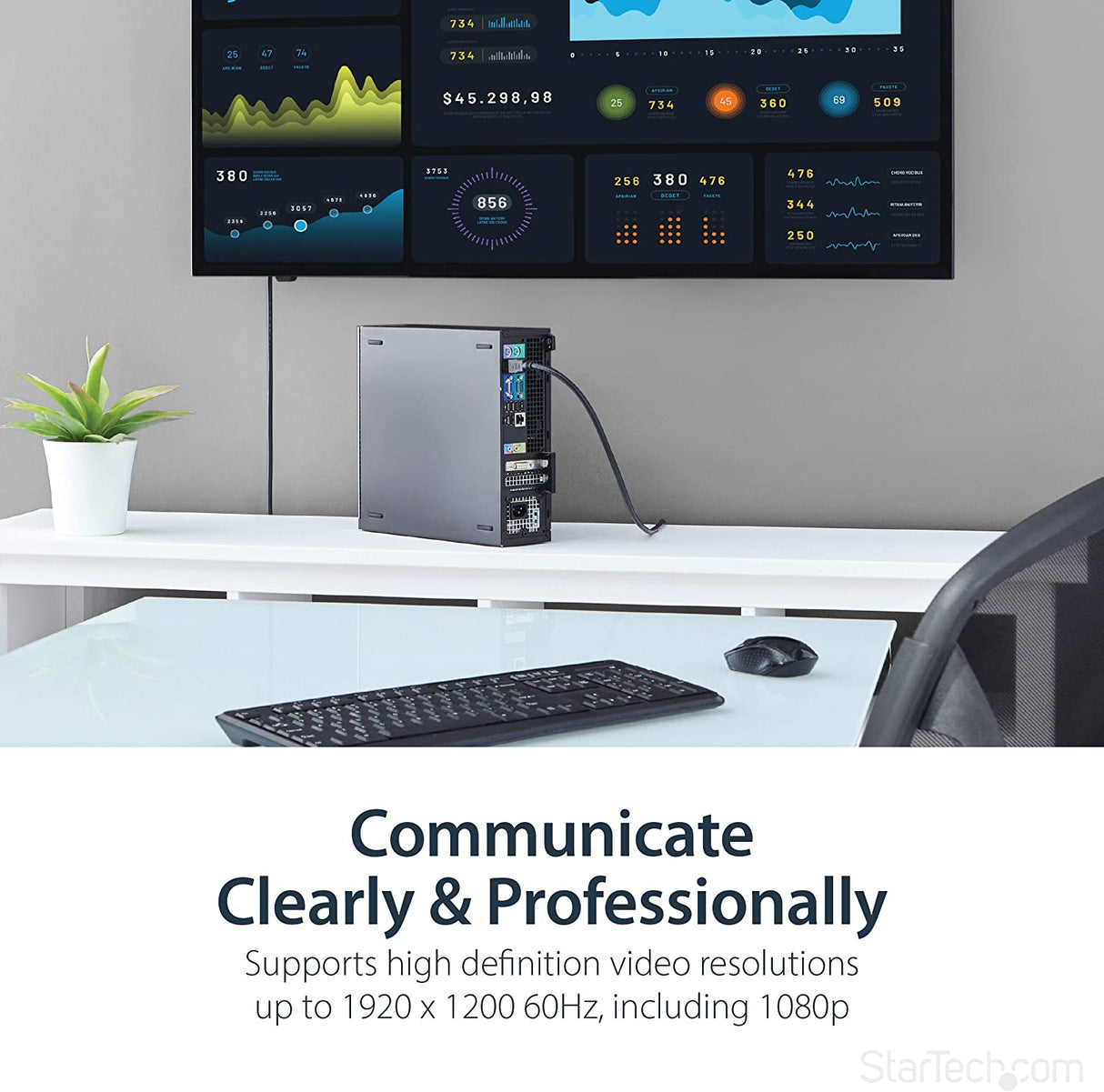 StarTech.com 6ft HDMI to DVI D Adapter Cable - Bi-Directional - HDMI to DVI or DVI to HDMI Adapter for Your Computer Monitor (HDMIDVIMM6) 6 ft / 2 m Standard Packaging