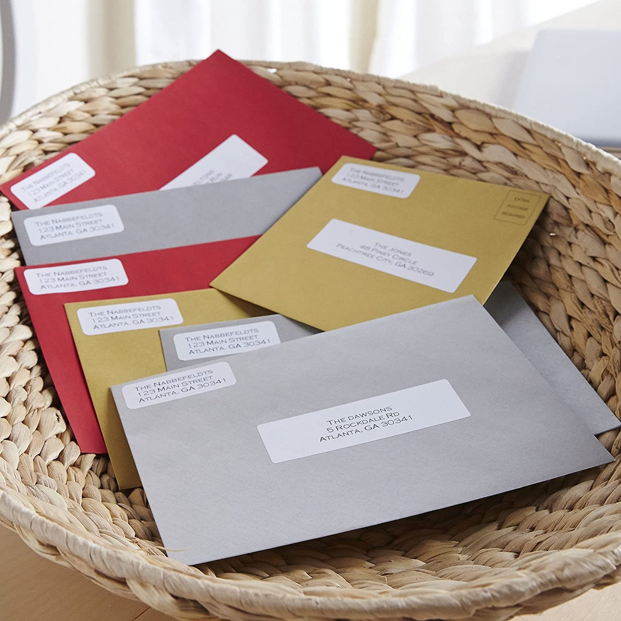 DYMO 30252 LW Mailing Address Labels for LabelWriter Label Printers, White, 1-1/8'' x 3-1/2'', 2 Rolls of 350 2 Rolls Address Labels