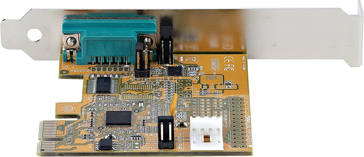 StarTech.com PCI Express Serial Card, PCIe to RS232 (DB9) Serial Interface Card, PC Serial Card, 16C1050 UART, Standard and Low Profile Brackets, COM Retention, Windows/Linux (11050-PC-SERIAL-CARD)