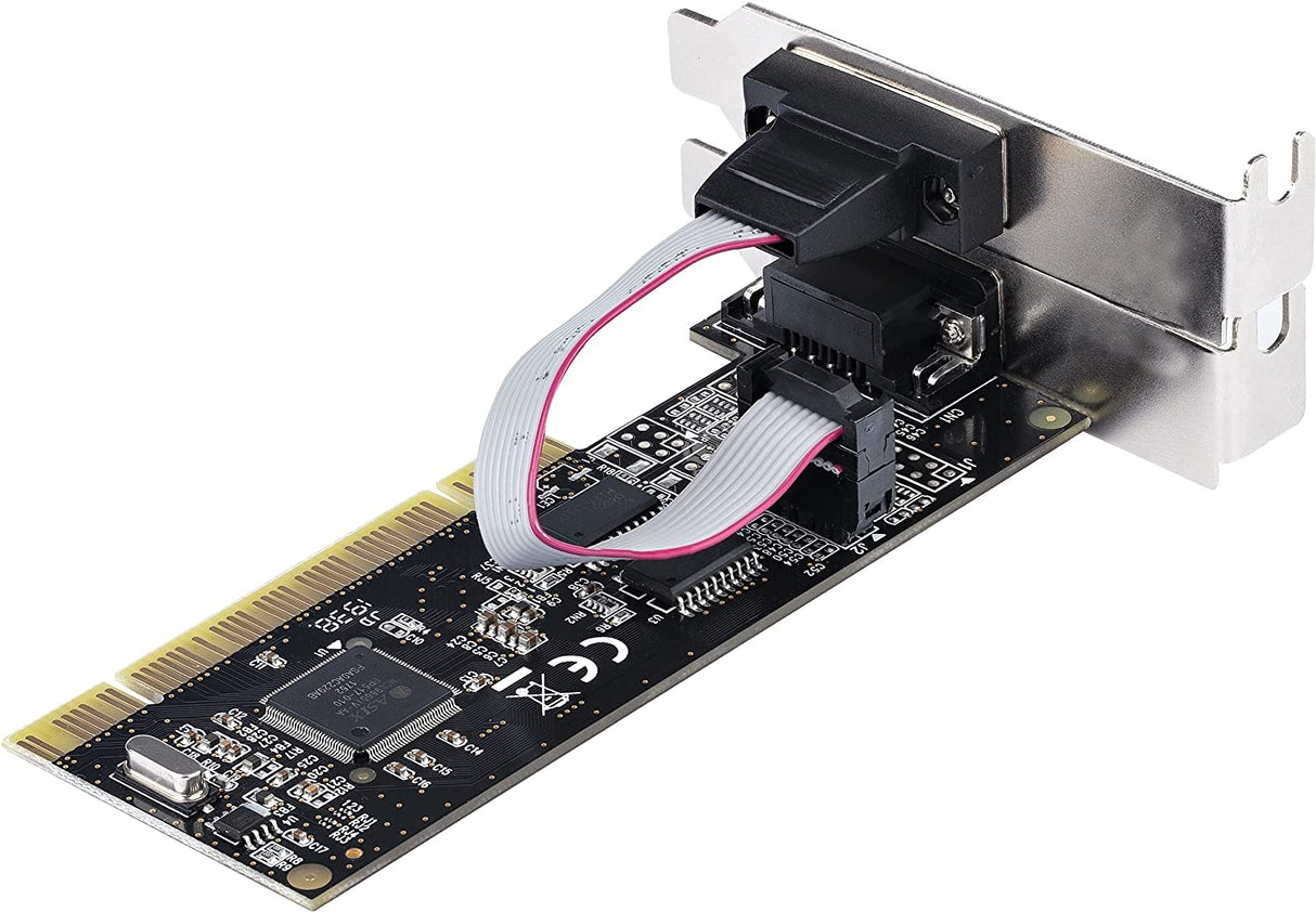 StarTech.com 2-Port PCI RS232 Serial Adapter Card - PCI Serial Port Expansion Controller Card - PCI to Dual Serial DB9 Card - Standard (Installed) & Low Profile Brackets - Windows/Linux (PCI2S5502)