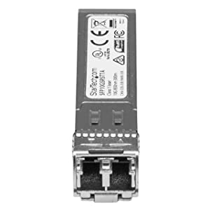 StarTech.com Cisco SFP-10G-SR-S Compatible SFP+ Module - 10GBASE-SR - 10GbE Multimode Fiber MMF Optic Transceiver - 10GbE SFP+ - LC 300m - 850nm - DDM Cisco Firepower, ASR9000, C9300 (SFP10GSRSTTA) SFP-10G-SR (TAA) Single