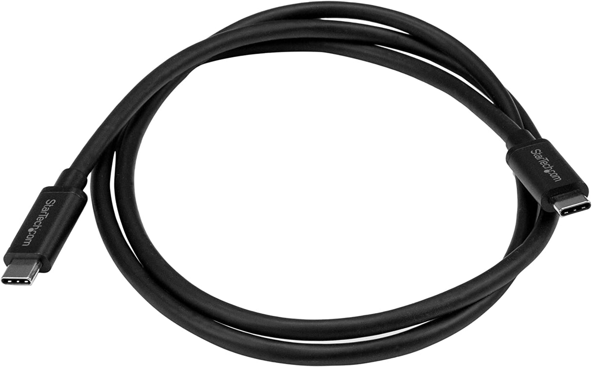 StarTech.com 3ft / 1m USB C to USB C Cable - USB 3.1 (10Gbps) - 4K - USB-IF - Charge and Sync - USB Type C to Type C Cable - USB Type C Cable (USB31CC1M)
