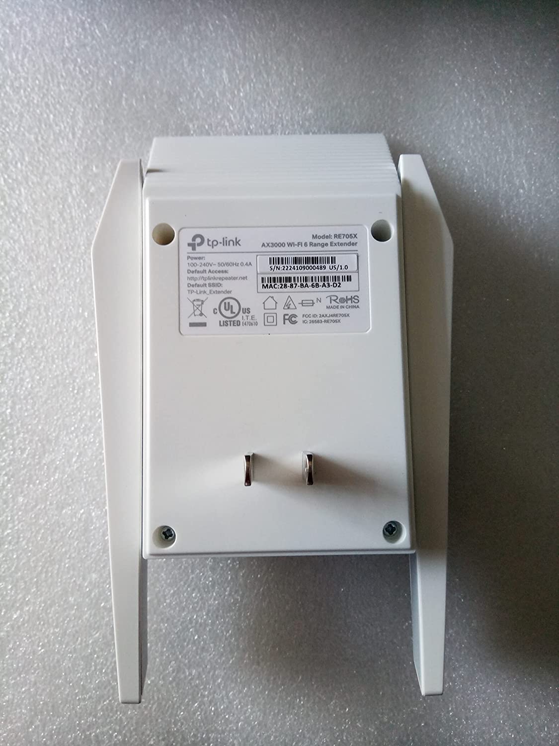 TP-Link AX3000 WiFi 6 Range Extender Internet Booster (RE705X) - Dual Band, AP Mode w/Gigabit Port, OFDMA, Beamforming, APP Setup Wi-Fi 6 | AX3000