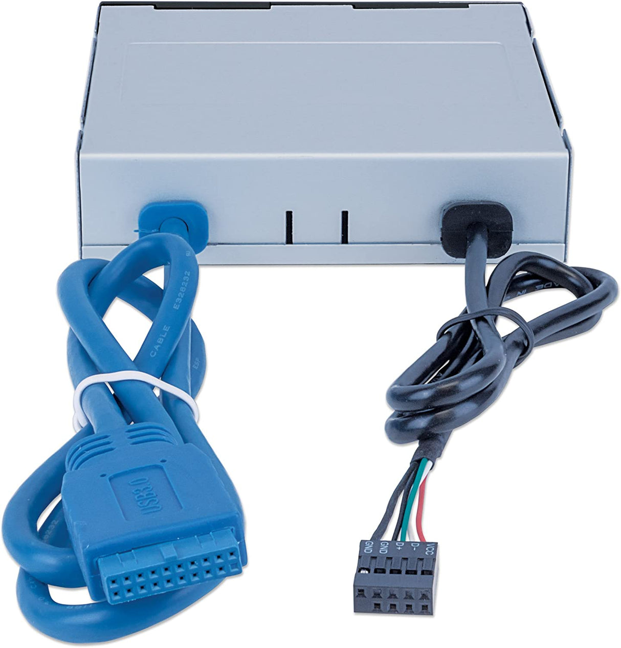 Manhattan Multi-Card Reader/Writer, SuperSpeed USB 3.0, 3.5" Bay Mount, 48-in-1