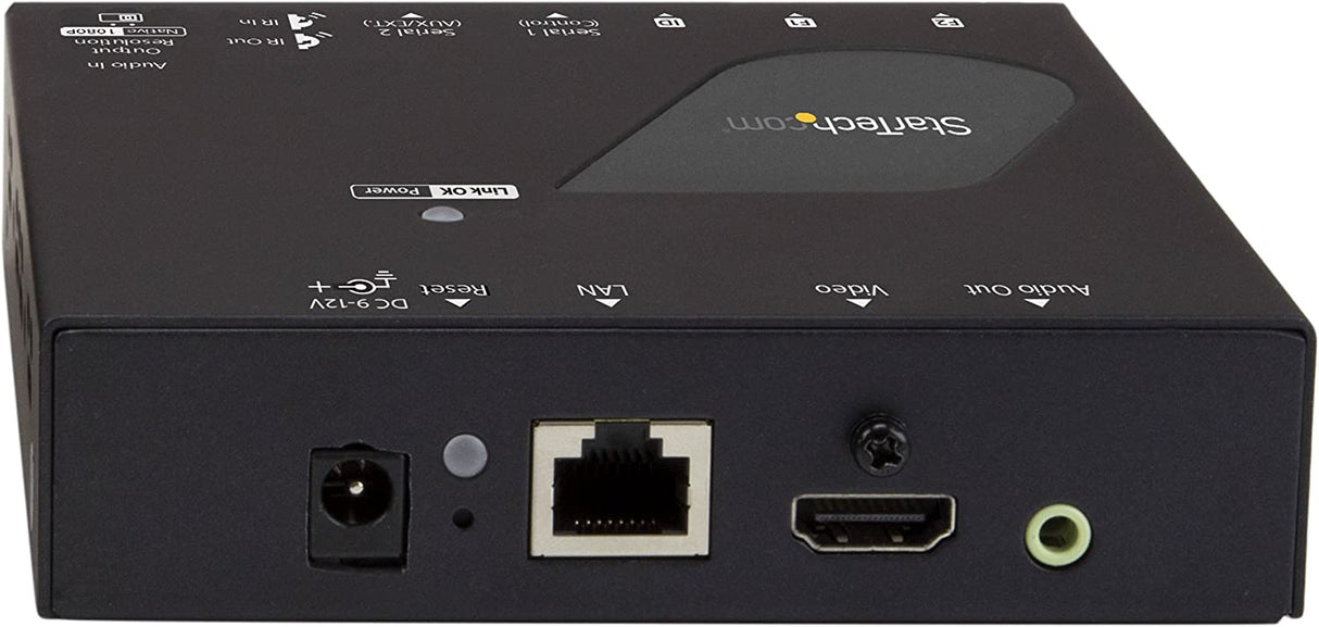 StarTech.com 4K HDMI over IP Receiver for ST12MHDLAN4K - 4K Receiver - HDMI Over Cat6 - 4k AV Receiver (ST12MHDLAN4R) Black Receiver HDMI - 4K