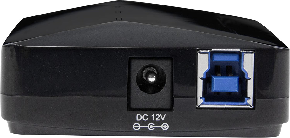 StarTech.com 4-Port USB 3.0 Hub Plus Dedicated Charging Port - 1 x 2.4A Port - Desktop USB Hub and Fast-Charging Station (ST53004U1C) Black 4 Port + Charge Port